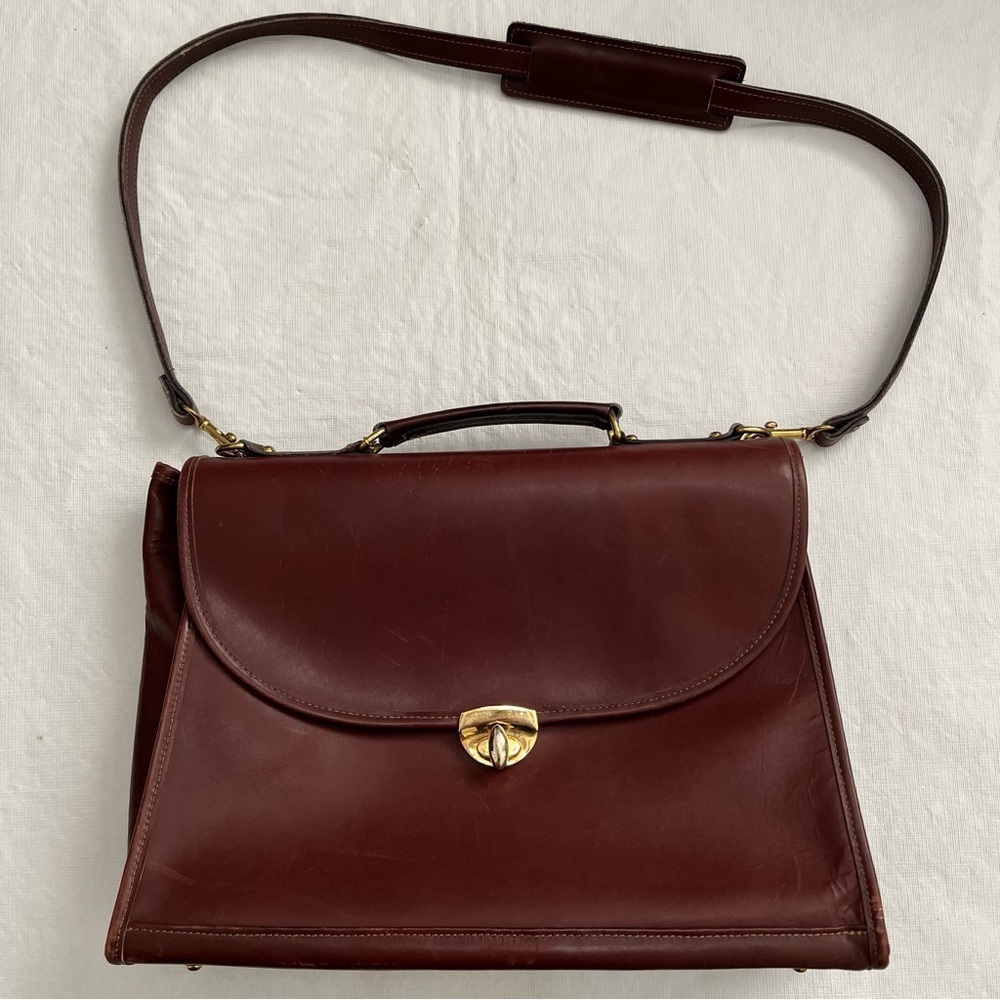 Jack Georges Leather Briefcase Bag